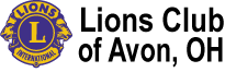 Lions Club of Avon, OH Logo